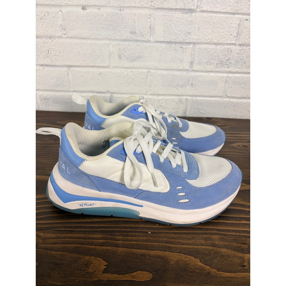 Municipal Origin Sneakers Mens 8 Blue White M.FLOAT Mark Wahlberg Athletic Shoes